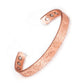 CBG291-6ALL-175 Copper Bracelet Flower - Rose Gold