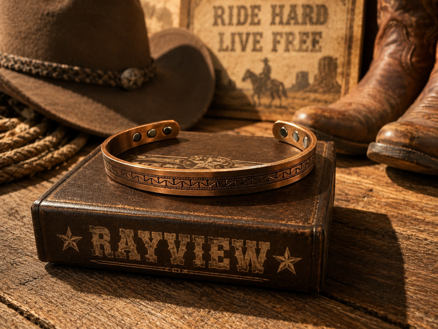 CBG551AC-6ALL-175 Copper Bracelet Ridge