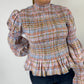 LJC092 LJC Violet Linen Shirt - Static Plaid