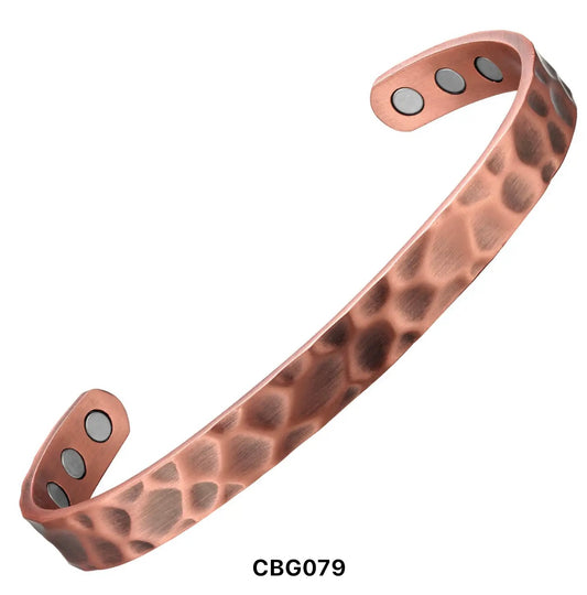 CBG079AC-6ALL-160 Copper Bracelet Press Gunmetal