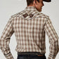 01-001-0016-3001 Roper Men's Special Collection Plaid Brown