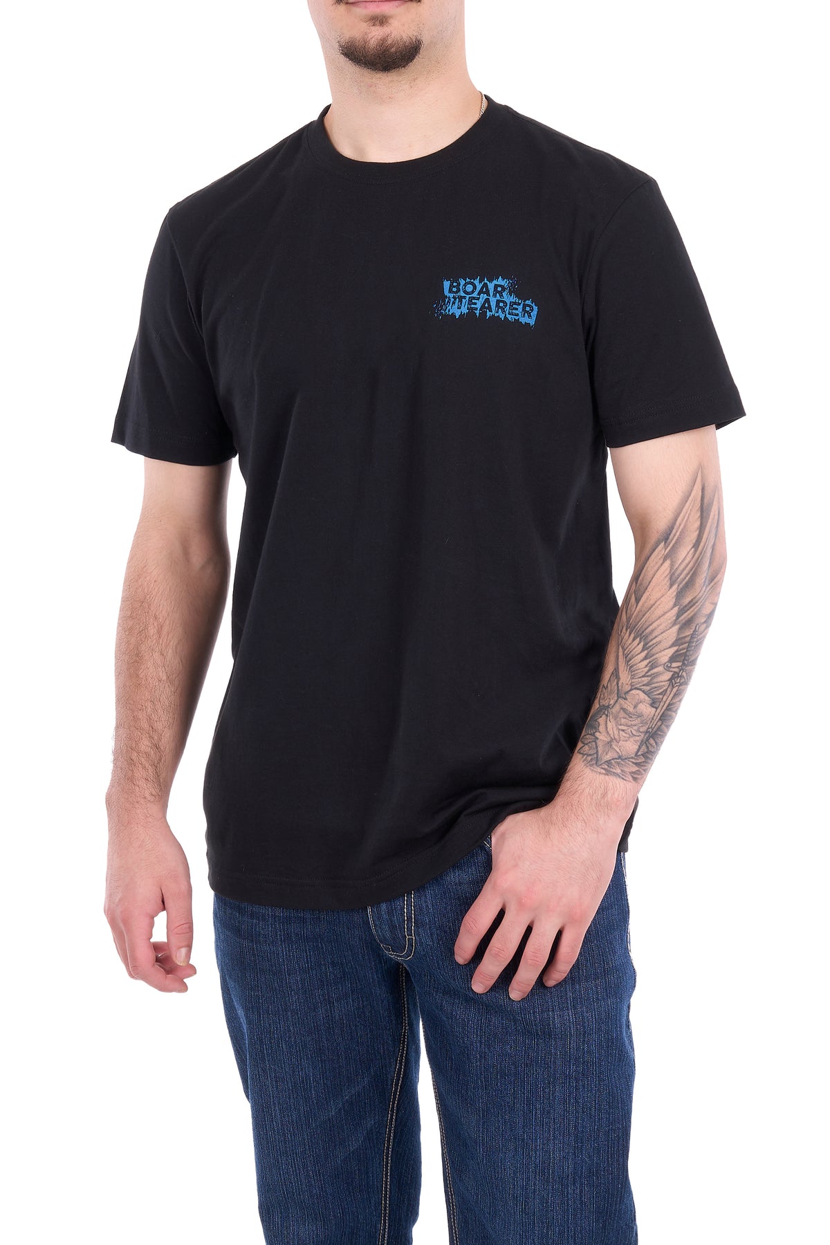 G6S1503030 Boar Tearer Men’s Terry SS Tee Black