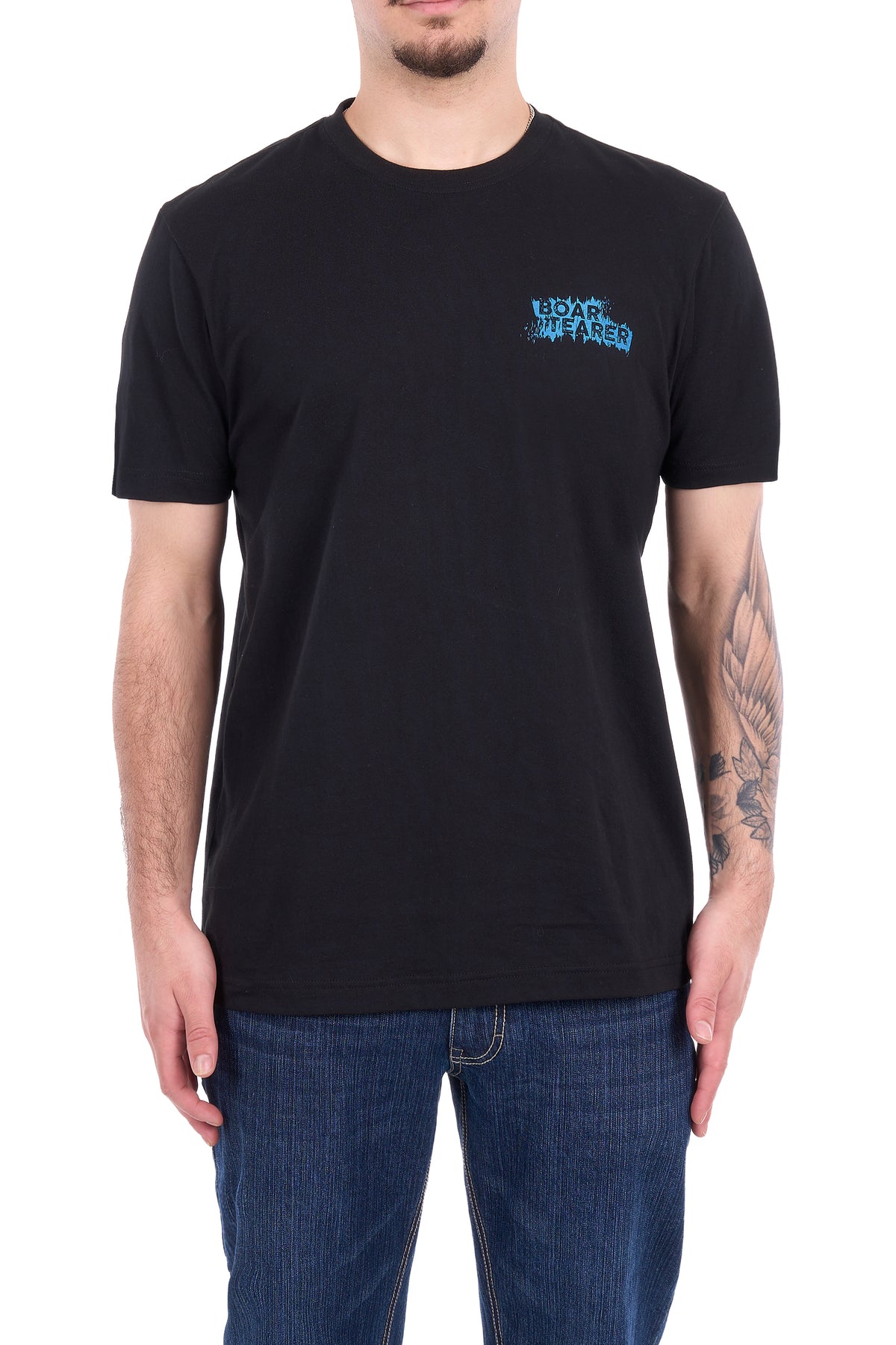 G6S1503030 Boar Tearer Men’s Terry SS Tee Black
