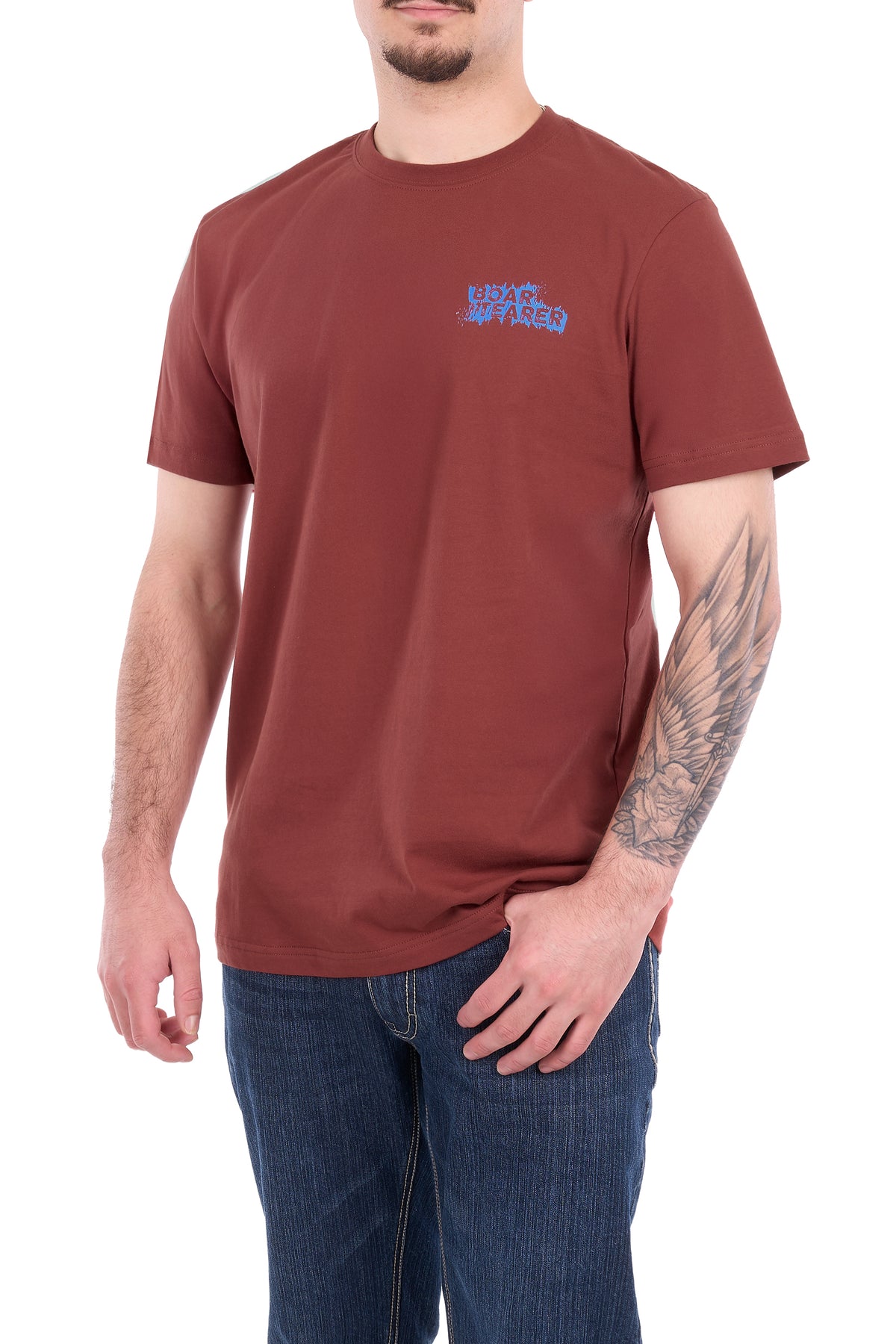 G6S1503031 Boar Tearer Men’s Pierson SS Tee Cognac