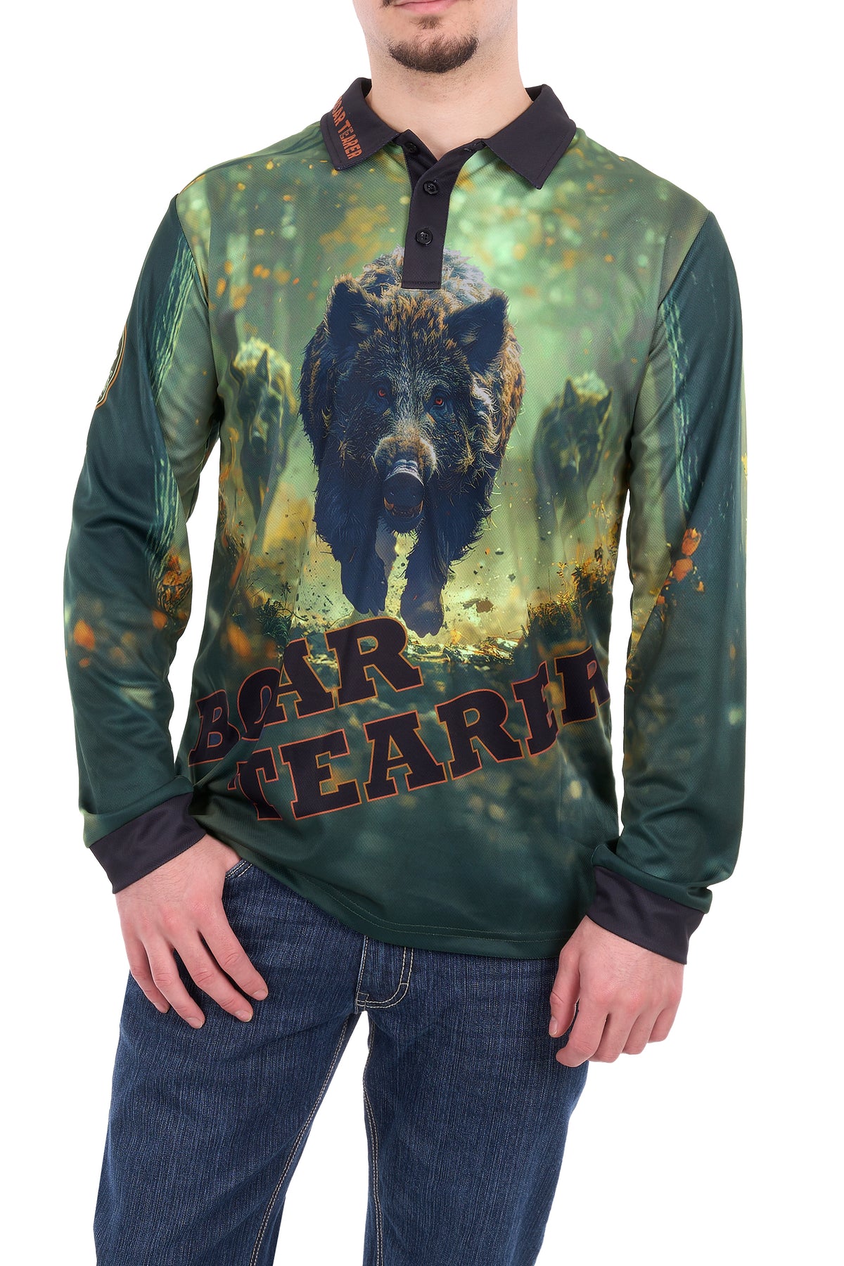 G6S1568034 Boar Tearer Men’s Gareth Long Sleeve Tee