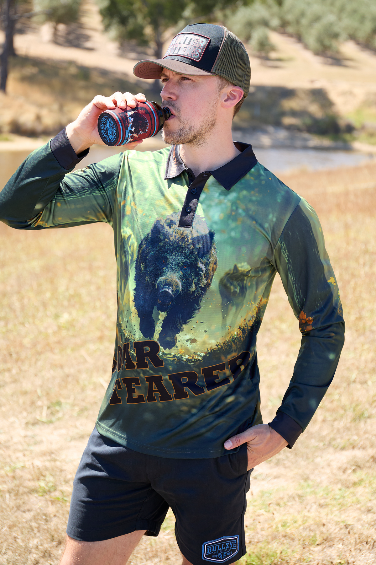 G6S1568034 Boar Tearer Men’s Gareth Long Sleeve Tee