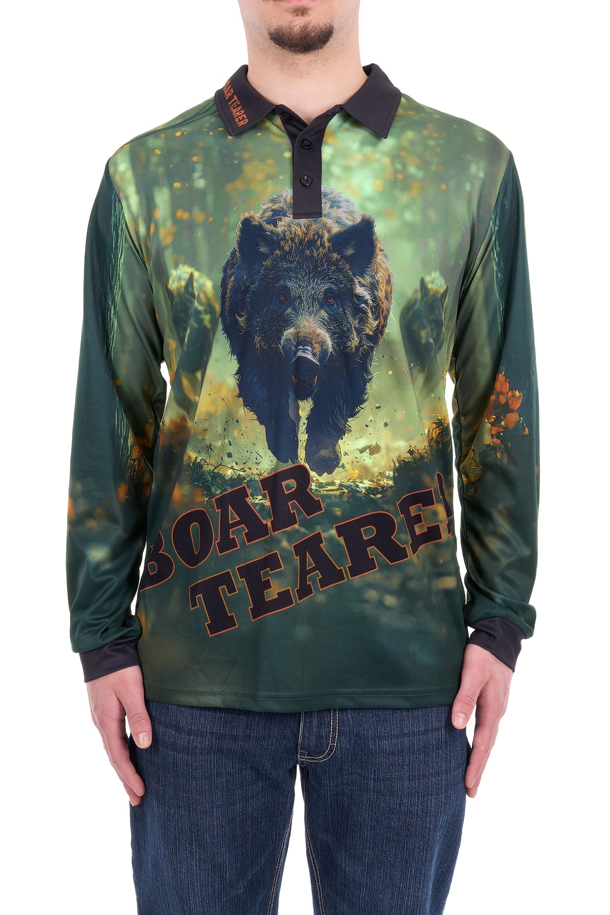 G6S1568034 Boar Tearer Men’s Gareth Long Sleeve Tee