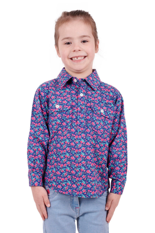 H3S7101151 Hard Slog Kids Bella LS Shirt