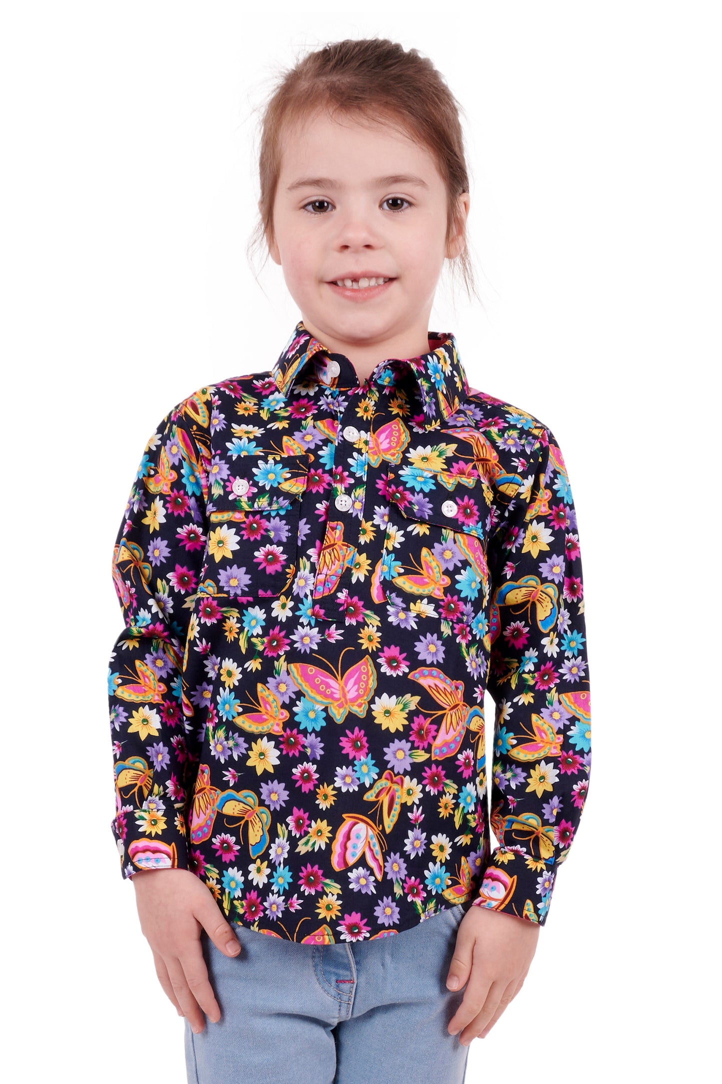 H3S7101165 Hard Slog Kids Julieta LS Shirt