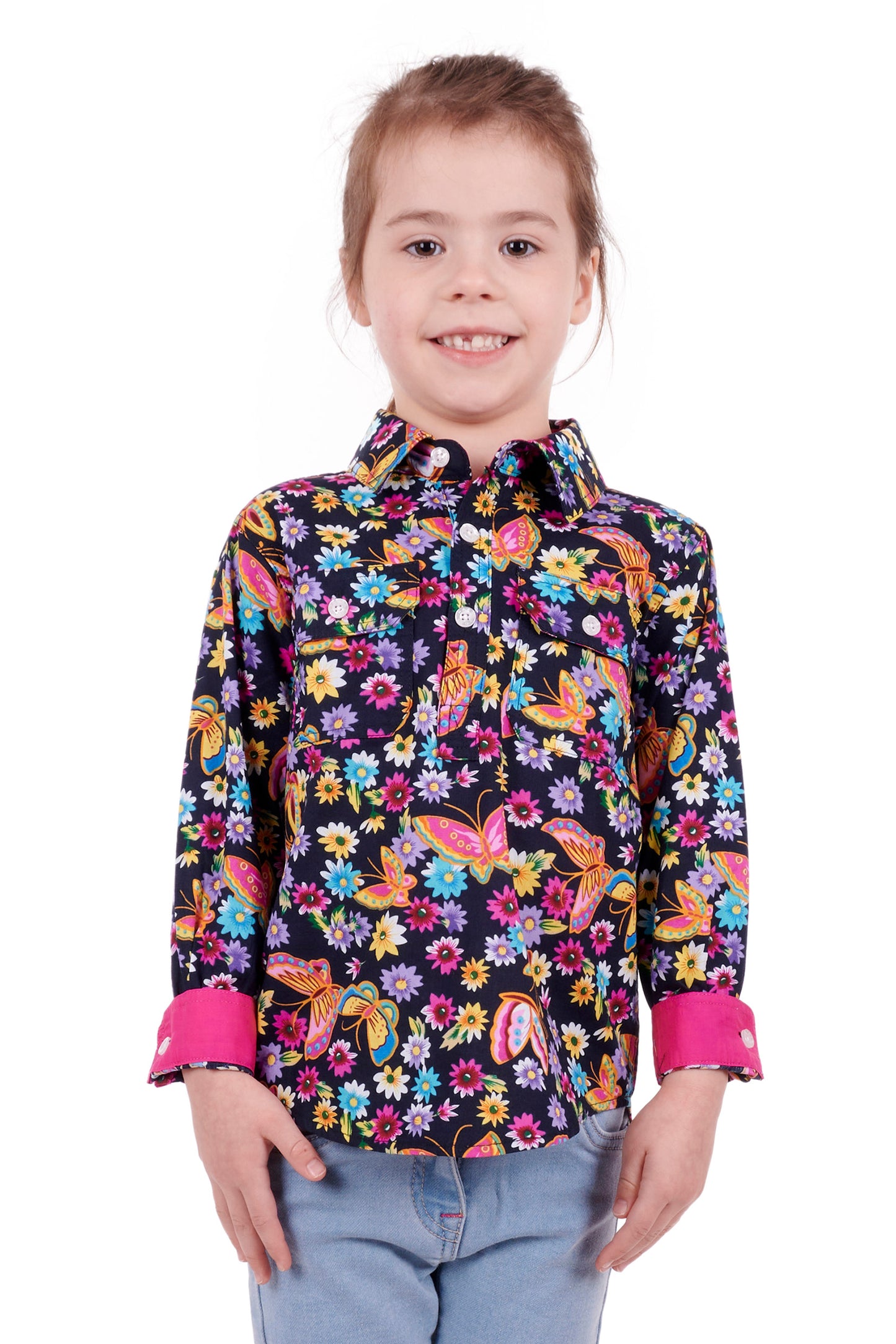 H3S7101165 Hard Slog Kids Julieta LS Shirt