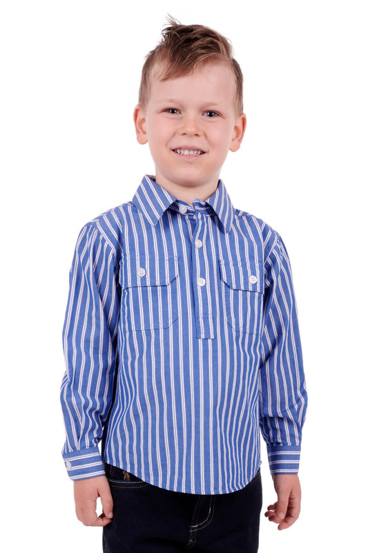 H3S7101183 Hard Slog Kids Charlie LS Shirt