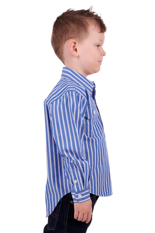 H3S7101183 Hard Slog Kids Charlie LS Shirt