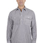 H4S1101053 Hard Slog Men's Cane 1/2 PLKT LS Shirt