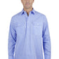 H4S1101055 Hard Slog Men's Ron 1/2 PLKT LS Shirt