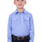 H4S7101055 Hard Slog Kid's Ron 1/2 PLKT LS Shirt