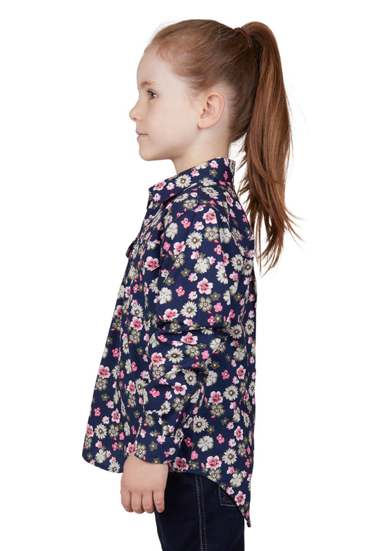 H4W7101176 Hard Slog Kids Rose LS Shirt