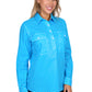 H5S2101158 Hard Slog Women's Sia 1/2 Placket LS Shirt