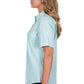 H5S2102150 Hard Slog Women's Grace 1/2 Placket SS Shirt Mint