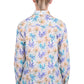 H6S2101123 Hard Slog Women's Meadow 1/2 PLKT LS Shirt Blue Multi