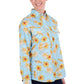 H6S2101137 Hard Slog Women's Sunday 1/2 PLKT LS Shit Blue/Yellow