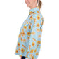 H6S2101137 Hard Slog Women's Sunday 1/2 PLKT LS Shit Blue/Yellow