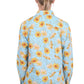 H6S2101137 Hard Slog Women's Sunday 1/2 PLKT LS Shit Blue/Yellow