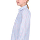 H6S7101156 Hard Slog Kid's Lillia 1/2 PLKT LS Shirt Pale Blue/Pink