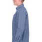 H6W1126185 Hard Slog Men's Alden 1/2 PLKT LS Shirt Navy/White