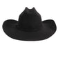 HAT2050 Gone Country Yellow Stone Cowboy Hat Black