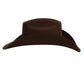 HAT2060 Gone Country Chute Cowboy Hat Brown