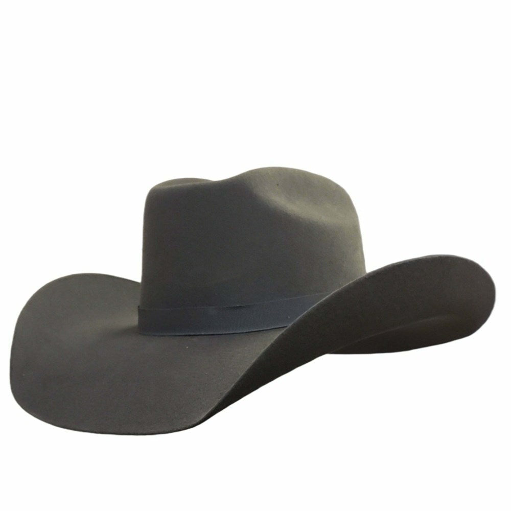 HAT2060 Gone Country Chute Cowboy Hat Metal Grey