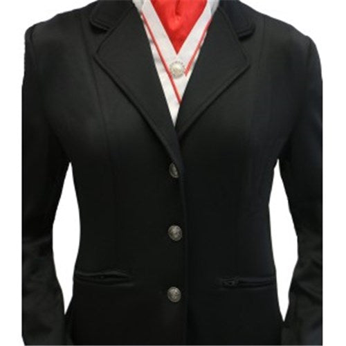 HUN4500 Huntington Hudson Ladies Riding Jacket - Black
