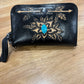 30119 Free Spirit Wallet Black Leather