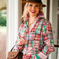 RR01-2002 Hitchley & Harrow Women's Patchwork Collared Shirt
