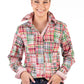 RR01-2002 Hitchley & Harrow Women's Patchwork Collared Shirt