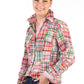 RR01-2002 Hitchley & Harrow Women's Patchwork Collared Shirt