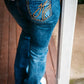 SR2161 Hitchley & Harrow Women's Comfort Cut High Rise Greeley Tan Jean 38Leg