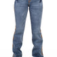 SR2161 Hitchley & Harrow Women's Comfort Cut High Rise Greeley Tan Jean 38Leg