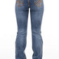 SR2161 Hitchley & Harrow Women's Comfort Cut High Rise Greeley Tan Jean 38Leg