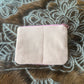 60-0190 USA Pink Beaded Boots Coin Purse