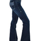 C01-JBOOTS-DWH Cowgirl Tuff Boot Stitch Regular Leg