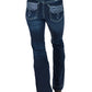 C01-JBOOTS-DWH Cowgirl Tuff Boot Stitch Regular Leg