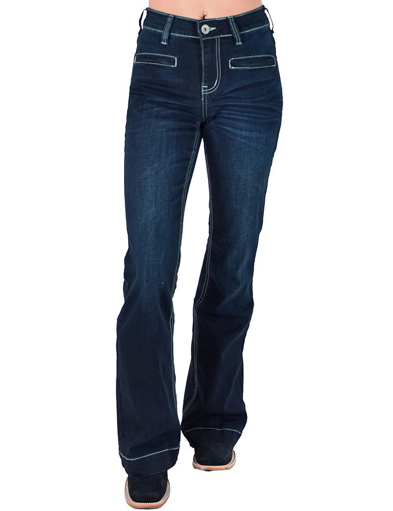 C01-JBOOTS-DWH Cowgirl Tuff Boot Stitch Regular Leg