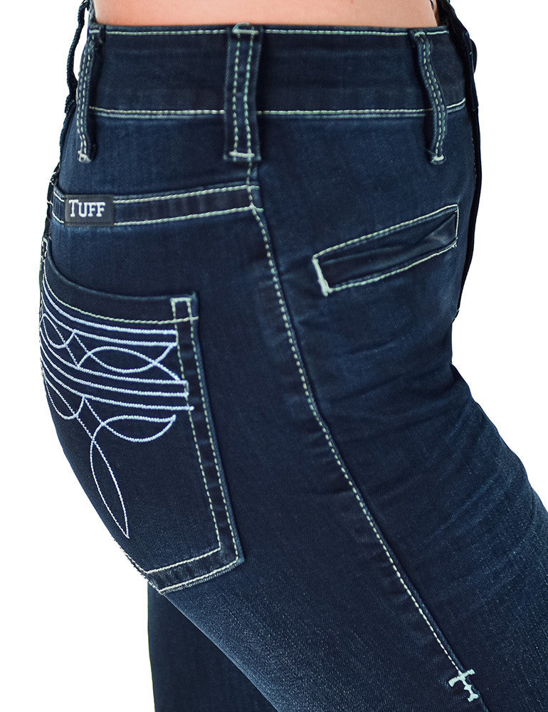 C01-JBOOTS-DWH Cowgirl Tuff Boot Stitch Regular Leg