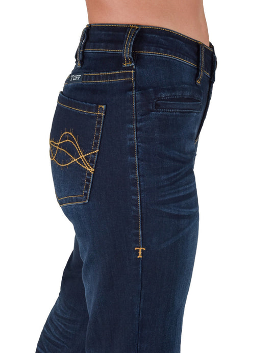 C01-JPTNM-DWH Cowgirl Tuff Platinum Regular Leg