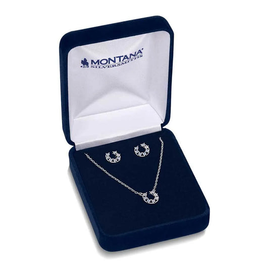 JS5769 Montana Delicate Glamour Horseshoe Jewelry Set