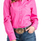 MSW9164033 Cinch Women's Arena Shirt Pink