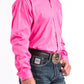 MTW1103320 Cinch Men's Arena Shirt Pink