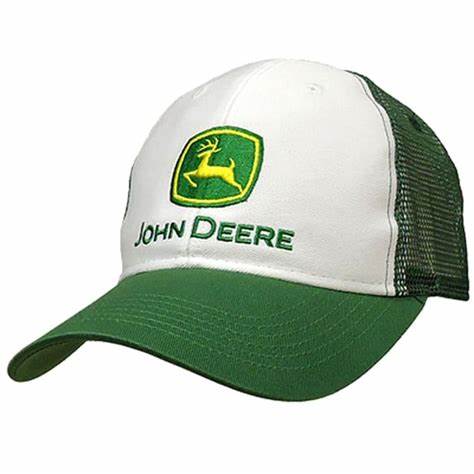 13080002WH00 John Deere Logo Cap