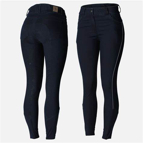 36080 Horze Mikaela Ladies Denim Breeches